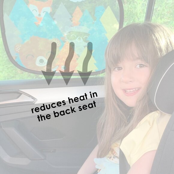 Diono Baby Sun Stoppers Window Shades - set of 2 - Picture 3 of 5